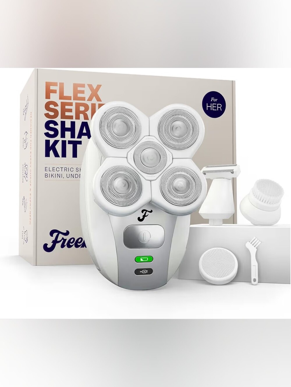 Freebird FlexSeries Electric Razor for Women - Silk Smooth Legs, Body Hair, & Pu